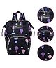 Babymoon Multifunction Backpack Style Maternity Fish Print Diaper Bag - Black