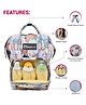 Babymoon Multifunction Backpack Style Maternity Bear Print Diaper Bag - Multicolor