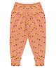 Kiddopanti Arrows Printed Smocking Harem Pant - Peach