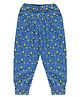 Kiddopanti Arrows Printed Smocking Harem Pant - Royal Blue
