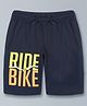 Kiddopanti Ride Bike Knit Shorts - Navy Blue