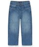 Kiddopanti Flared Washed & Distressed Hem Jeans - Blue