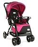 LuvLap Galaxy Baby Stroller for 03 Years, 5-Point Safety Harness, Multi Recline Seat, Easy Fold Design, Cushioned Seat, Lightweight Frame for Comfortable Baby Transport  Pink & Black