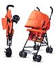 LuvLap Tutti Fruti Baby Stroller for 636 Months, Travel-Friendly with 5-Point Safety Harness, Reclining Seat, Extendable Canopy for Sun Protection, Lightweight and Easy to Fold  Orange