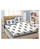 Kids Wonders Pure Cotton Bedsheet and Pillow Set King Size - Blue