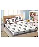 KIDS WONDERS Pure Cotton Bedsheet and Pillow Set King Size - Borwn
