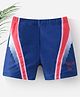 Kookie Kids Swimming Trunks Text Print- Navy Blue