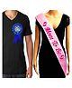 Party Propz Mom to Be Sash Dad To Be Badge - PacK Of 2