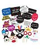Party Propz Birthday Photo Booth Props - Pack of 26