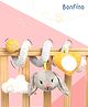 Bonfino Premium Spiral Bunny Activity Toy| Crib Hanging Rattles Toys| Baby Bed Decoration with Vibrant Colors | Rattle Activity Toy for Newborn | BIS Certified
