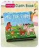 Babyhug Cloth Book  Farm Animals (Multicolor) | Soft Cloth Book With Colorful Farm Animal Illustrations | Safe For Infants, Boosts Sensory Exploration & Early Recognition Skills | BIS Certified