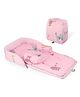 R for Rabbit Baby Nest Lite Portable Travel Friendly Infant Sleeping Bedding Set, Portable Baby Carry Sleeping Bag with Comfortable Cushioning for Kids Age 0+ Months-Blush Pink