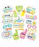 Party Propz Baby Shower Props Decoration Items - Pack Of 21