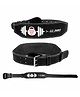 JJ JONEX Weightlifting Large Size Gym Belt for Fitness Workout - Black