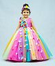 Li&Li BOUTIQUE Sleeveless Flower Rosette & Butterfly Applique Mesh Yoke Ball Gown - Multi Colour