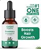 Aravi Organic 100% Pure Rosemary Essential Oil for Quick Hair Growth, Hair Fall Control, Nourishment & Skin Care - 30ml