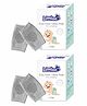 Littloo Baby Safety Protector Knee & Elbow Pads for Anti Slip Crawling Experience Made with Soft Cotton Elastic and Stretchable Pack of 2 - Grey