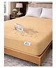 GADDA CO Ultra Soft Cotton Feel Waterproof Mattress Protector for King Size Bed | Breathable & Hypoallergenic | Fits 75x72 inch (6.25x6 ft) Mattress | Beige, Pack of 1