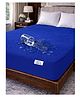 GADDA CO Cotton Feel Terry Waterproof Mattress Protector for King Size Bed | Ultra Soft, Breathable & Hypoallergenic Mattress Cover | 75x72 inch (6.25x6 ft), Royal Blue  Pack of 1