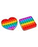 Vworld Finger Puppets Square & Heart Shape Pack of 2 - Multicolor