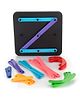 Vworld Alpha Numeric Puzzle Alphabet Construction Puzzle Toys Multicolour - 28 Pieces