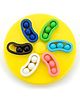 Vworld Round Rotating Puzzle Game Round Puzzle Game Similar to Rubix Cube - Multicolor