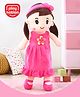 Play Nation Premium Pink Emma Candy Doll- 60 cm| Stuffed Girl Winky Candy Doll for 3 Years+| Perfect Cuddly Soft Washable Plush Toy| Gifting Toy| Non-Toxic| BIS Certified