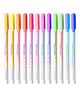 FunBlast Neon Colorful Highlighter Pen Set - Pack of 12