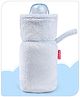 Babyhug Premium Feeding Bottle Cover with Sherpa Lining Blue - Fits upto 330 ml