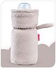 Babyhug Premium Feeding Bottle Cover with Sherpa Lining Grey - Fits upto 330 ml