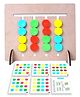 Enorme Wooden Montessori Slide Puzzle - Multicolour