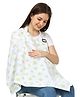 Lulamom Feeding Nursing Cover with Adjustable Strap for Breastfeeding-Green