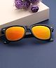 Passion Petals UV Protected Sports Sunglasses With Case - Orange Gold