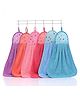 JARS Collections Microfibre  Soft Hand Face Towel Washcloth for baby Pack of 6 - Multicolor