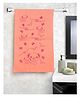 JARS Collections 100% Microfiber Very Soft Cartoon  Print Baby Towels - Orange