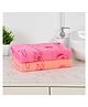 JARS Collections 100% Microfiber Very Soft Cartoon Animal Print Baby Bath Towel Pack of 2 - Pink & Orange
