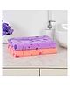 JARS Collections 100% Microfiber Very Soft Cartoon Animal Print Baby Bath Towel Pack of 2 - Multicolor