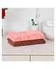 JARS Collections 100% Microfiber Very Soft Floral Print Baby Bath Towel Pack of 2 - Brown