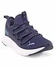 PUMA Softride One4All Jr Slip On Casual Shoes Logo Print- Navy & Deep Dive