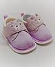 Kid-O-World Bear Face Detailed Booties - Purple