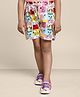 Kidsville Peanuts Cartoon Snoopy Featured Comic Theme Printed Shorts - Multi Colour & White