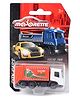 Majorette VOLVO FMX Die Cast Free Wheel Model Vehicle Toy Truck - White & Orange