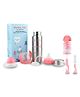 Chinmay Kids Combo of Baby Feeding Multifunctional Stainless Steel Milk Thermosteel Feeder Bottle with Bottle Brush Cleaner Silver - 240 ml