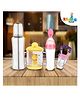 Chinmay Kids Baby Feeding Combo Steel Feeding Bottle Sipper Feeder & Soother Set of 4 - Multicolor