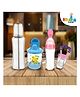 Chinmay Kids Baby Feeding Combo Steel Feeding Bottle Sipper Feeder & Soother Set of 4 - Multicolor