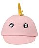 Kid-O-World Hen Googly Eyes Applique Detail Cap - Pink
