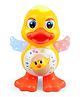 New Pinch Dancing Duck with Music Flashing Lights and Real Dancing Action- Yellow