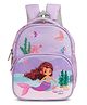 Vismiintrend  Mermaid Print School Bag  for Kids Purple - 12 Inches