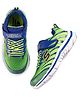 Skechers Casual Shoes with Velcro Closure Text Print - Lime & Blue
