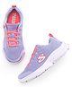 Skechers Lace Up Closure Casual Shoes - Periwinkle
